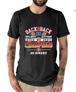 Funny San Francisco 49ers NFC West Division 2022 – 2023 Champions Go Niners T Shirt
