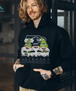 Funny Seattle Seahawks Gnomies Christmas Shirt