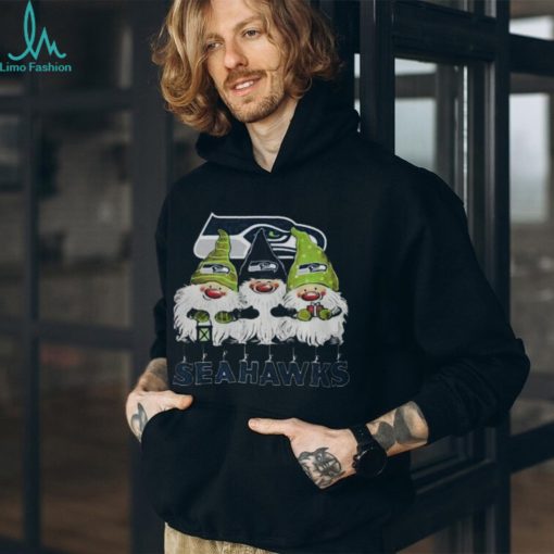 Funny Seattle Seahawks Gnomies Christmas Shirt