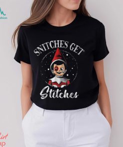 Funny Snitches T Shirt Christmas Stitches shirt