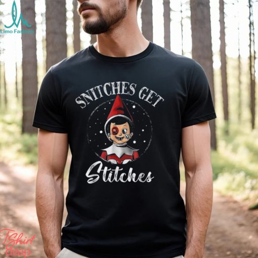 Funny Snitches T Shirt Christmas Stitches shirt