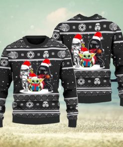 Funny Star Family 3D Ugly Christmas Sweater Galaxy Hero Gift Galaxy Hero Santa Gift for men Women