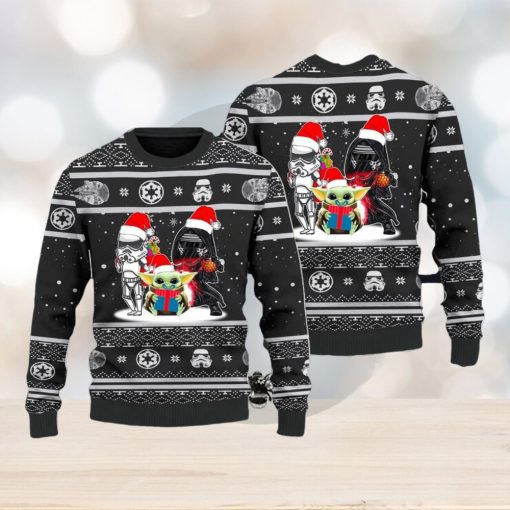 Funny Star Family 3D Ugly Christmas Sweater Galaxy Hero Gift Galaxy Hero Santa Gift for men Women