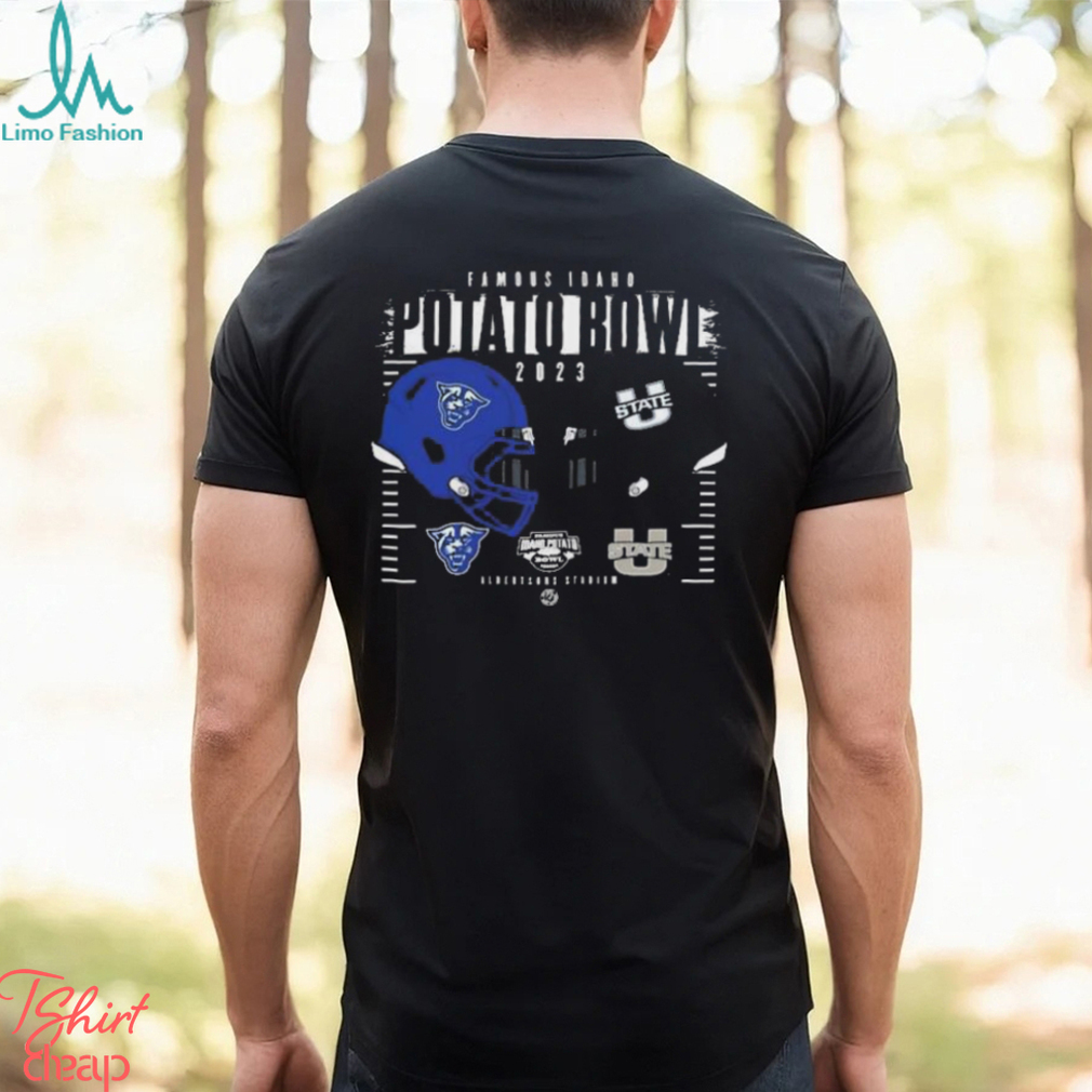 Funny utah State Aggies Vs Georgia State Panthers 2023 Famous Idaho Potato Bowl Head To Head Vintage T Shirt Funny utah State Aggies Vs Georgia State Panthers 2023 Famous Idaho Potato Bowl Head To Head Vintage T Shirt