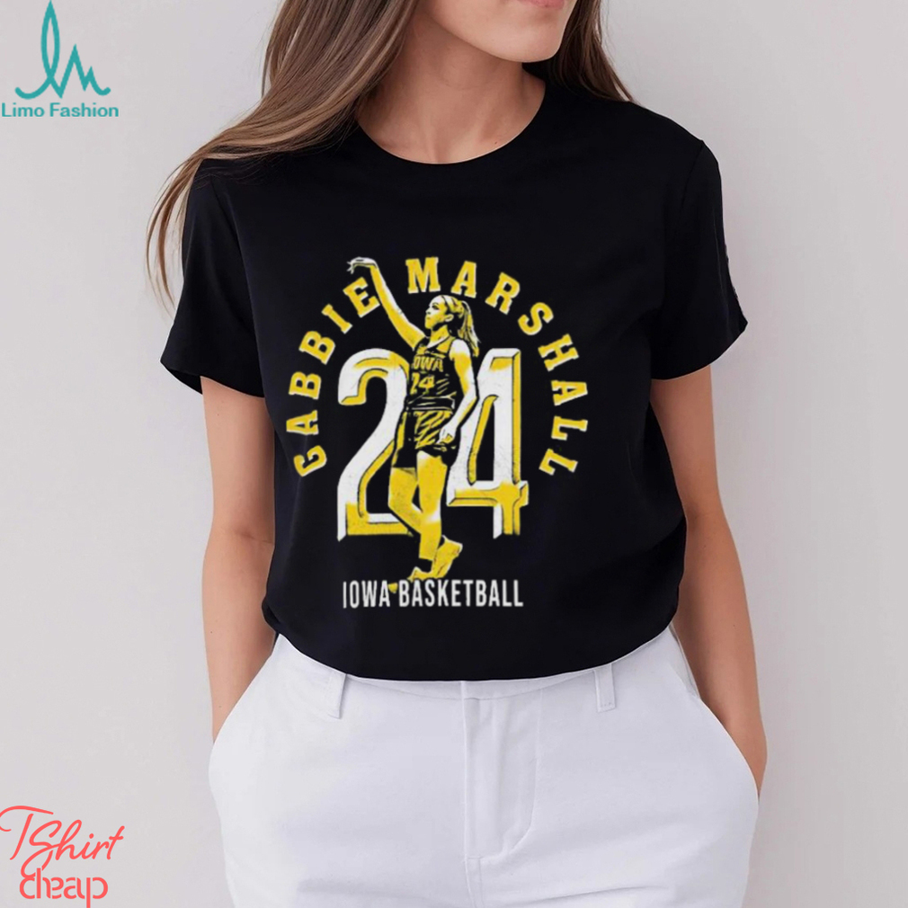 Gabbie Marshall 24 Iowa Basketball Shirt Gabbie Marshall 24 Iowa Basketball Shirt