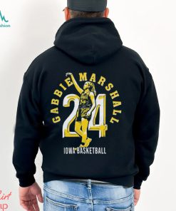 Gabbie Marshall 24 Iowa Basketball Shirt, hoodie, sweater, long sleeve and tank top Gabbie Marshall 24 Iowa Basketball Shirt