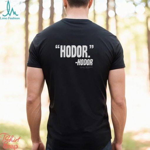 Game of Thrones Hodor Thoughts Big & Tall T Shirt