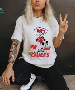 Gangster Mickey Mouse NFL Kansas City Chiefs football players logo shirt