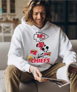 Gangster Mickey Mouse NFL Kansas City Chiefs football players logo shirt