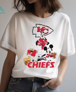 Gangster Mickey Mouse NFL Kansas City Chiefs football players logo shirt