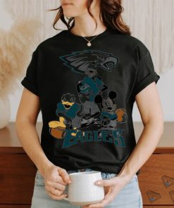 Gangster Mickey Mouse NFL Philadelphia Eagles football players logo shirt