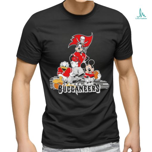 Gangster Mickey Mouse NFL Tampa Bay Buccaneers football players logo shirt