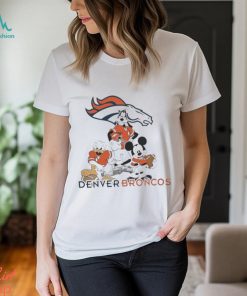 Gangster Mickey Mouse Nfl Denver Broncos Football Players Logo Shirt