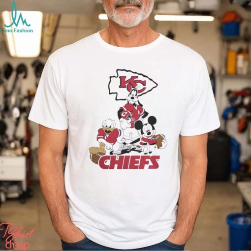 Gangster Mickey Mouse Nfl Kansas City Chiefs Football Players Logo Shirt