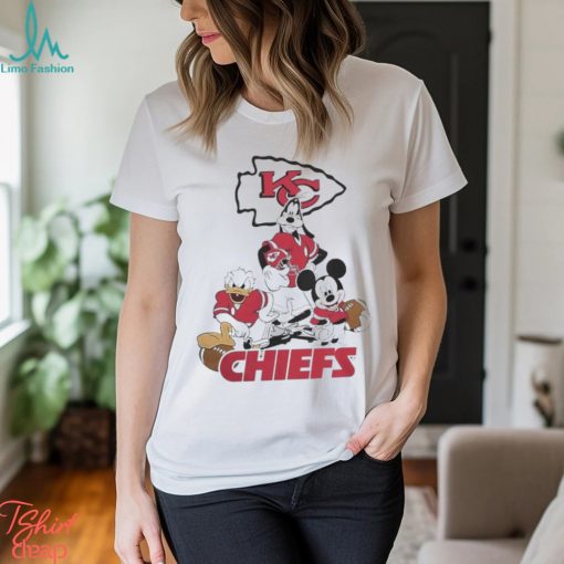 Gangster Mickey Mouse Nfl Kansas City Chiefs Football Players Logo Shirt