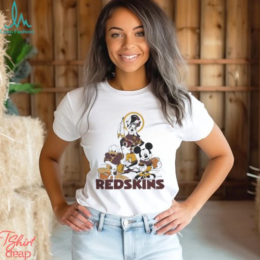 Gangster Mickey Mouse Nfl Washington Redskins Football Players Logo Shirt