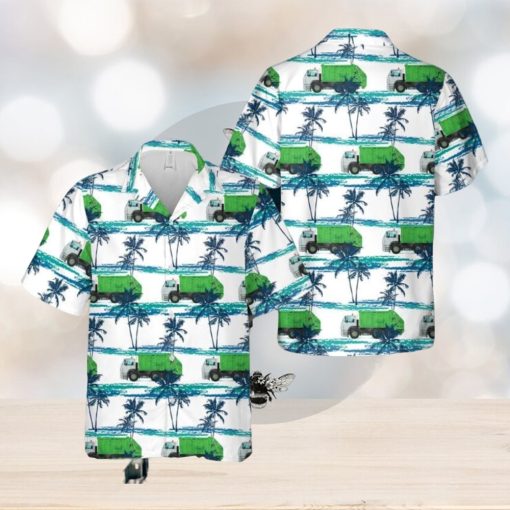 Garbage Truck 3D Hawaiian Shirt Summer Holiday Gift For Men And Women