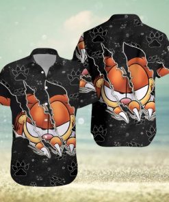 Gay Garfield Aloha 3D Print Hawaiian Shirt