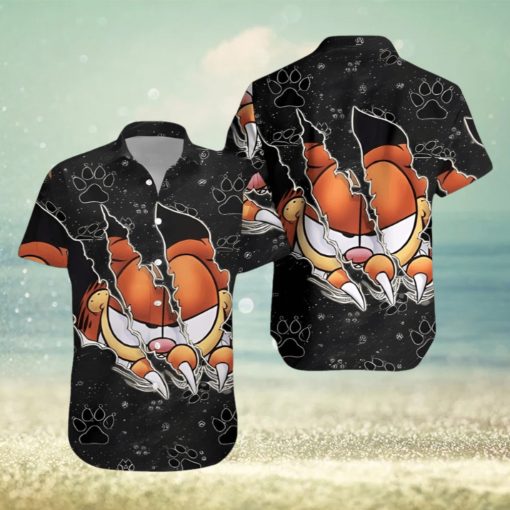 Gay Garfield Aloha 3D Print Hawaiian Shirt