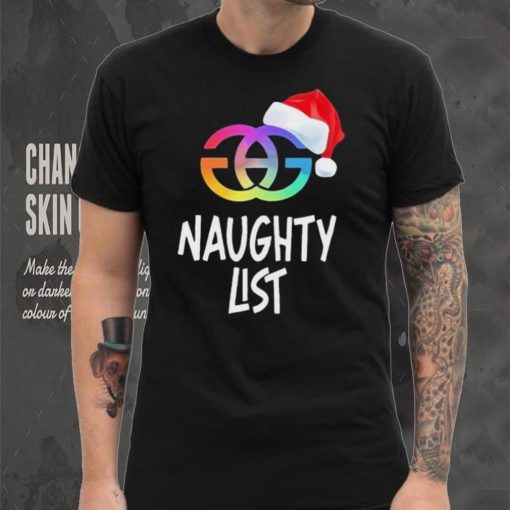 Gays Against Groomers Santa Naughty List Shirt