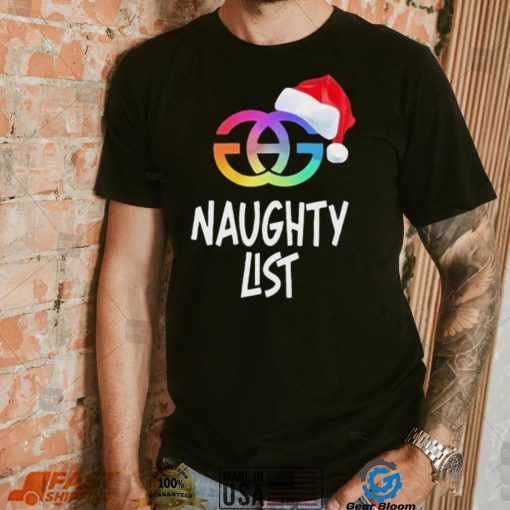 Gays Against Groomers Santa Naughty List Shirt