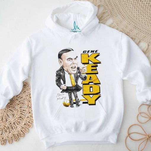 Gene Keady NCAA basketball coach caricature signature shirt