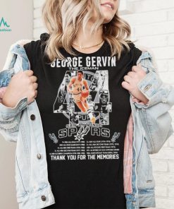 George Gervin The Iceman San Antonio Spurs Thank You For The Memories Shirt