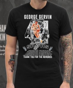George Gervin The Iceman San Antonio Spurs Thank You For The Memories Shirt