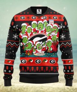 Georgia Bulldogs 12 Grinch Xmas Day Christmas Ugly Sweater