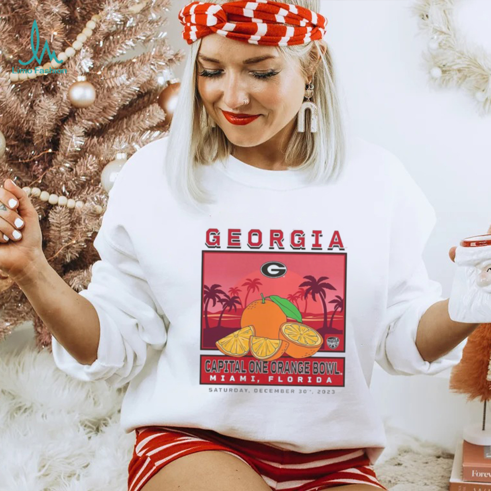 Georgia Bulldogs 2023 Orange Bowl Fierce Competitor Shirt Georgia Bulldogs 2023 Orange Bowl Fierce Competitor Shirt