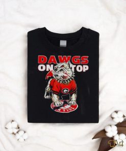 Georgia Bulldogs Dawgs on top mascot shirt