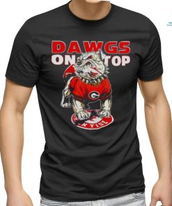 Georgia Bulldogs Dawgs on top mascot shirt