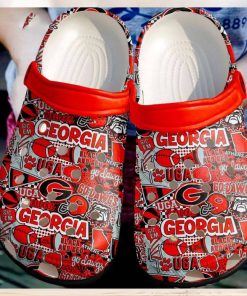 Georgia Bulldogs Football Crocs Clog Shoes