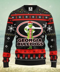 Georgia Bulldogs Funny Grinch Christmas Ugly Sweater