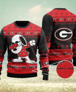 Georgia Bulldogs Ugly Christmas Sweater Snoopy Georgia Bulldogs Gift