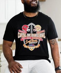 Georgia Bulldogs Vs Florida State Seminoles 2023 Capital One Orange Bowl T Shirt