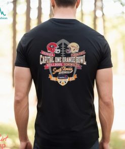 Georgia Bulldogs vs Florida State Seminoles 2023 Capital One Orange Bowl T Shirt
