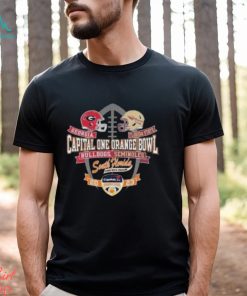 Georgia Bulldogs vs Florida State Seminoles 2023 Capital One Orange Bowl T Shirt