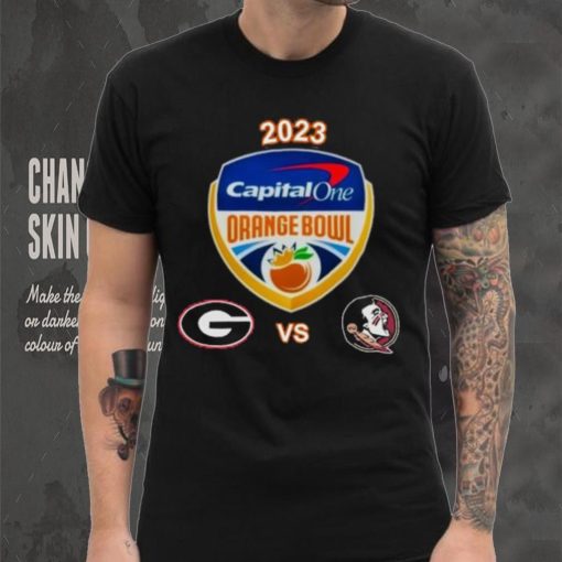 Georgia Bulldogs vs Florida State Seminoles 2023 Capital One Orange Bowl shirt