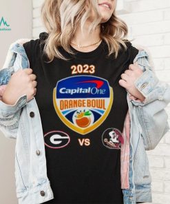 Georgia Bulldogs vs Florida State Seminoles 2023 Capital One Orange Bowl shirt