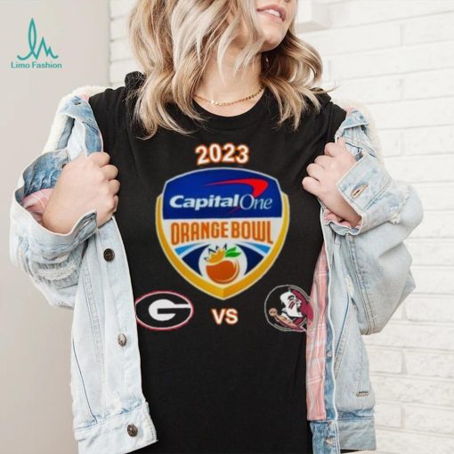 Georgia Bulldogs vs Florida State Seminoles 2023 Capital One Orange Bowl shirt