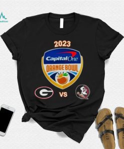 Georgia Bulldogs vs Florida State Seminoles 2023 Capital One Orange Bowl shirt