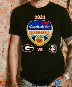 Georgia Bulldogs vs Florida State Seminoles 2023 Capital One Orange Bowl shirt