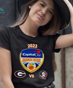 Georgia Bulldogs vs Florida State Seminoles 2023 Capital One Orange Bowl shirt
