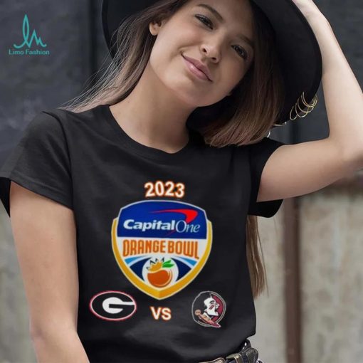 Georgia Bulldogs vs Florida State Seminoles 2023 Capital One Orange Bowl shirt