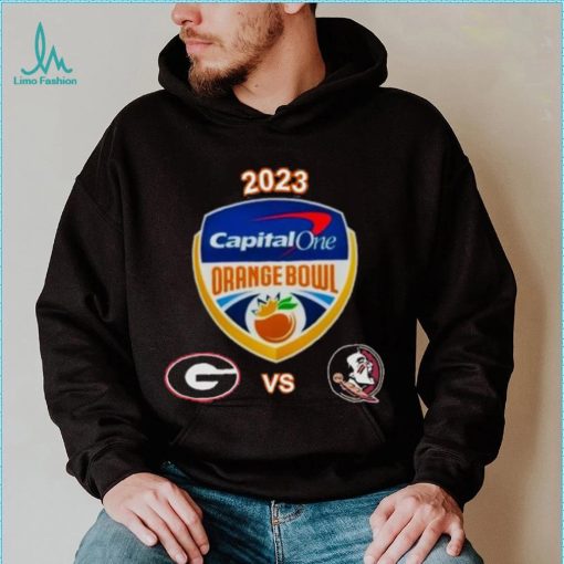 Georgia Bulldogs vs Florida State Seminoles 2023 Capital One Orange Bowl shirt