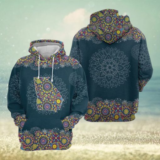 Georgia Mandala 3D Printed Hoodie