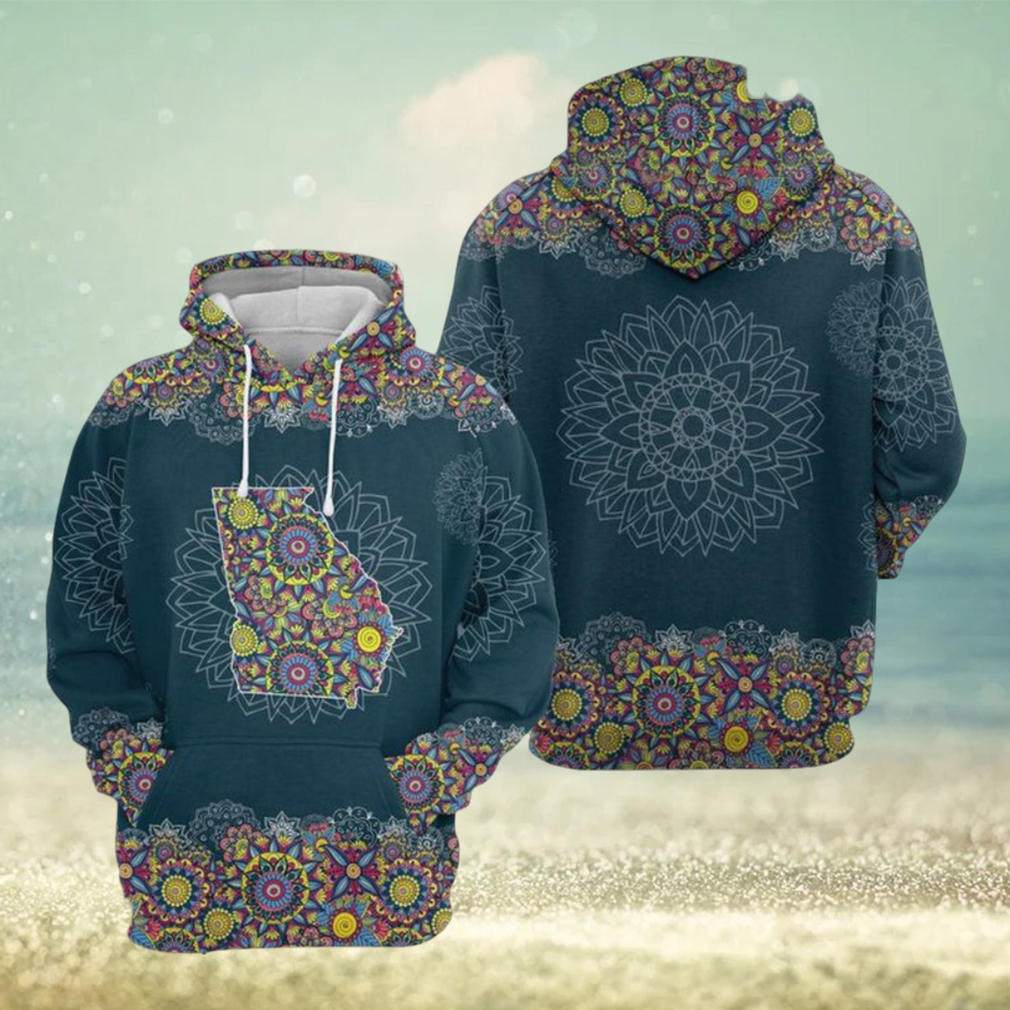 Georgia Mandala 3D Printed Hoodie Georgia Mandala 3D Printed Hoodie