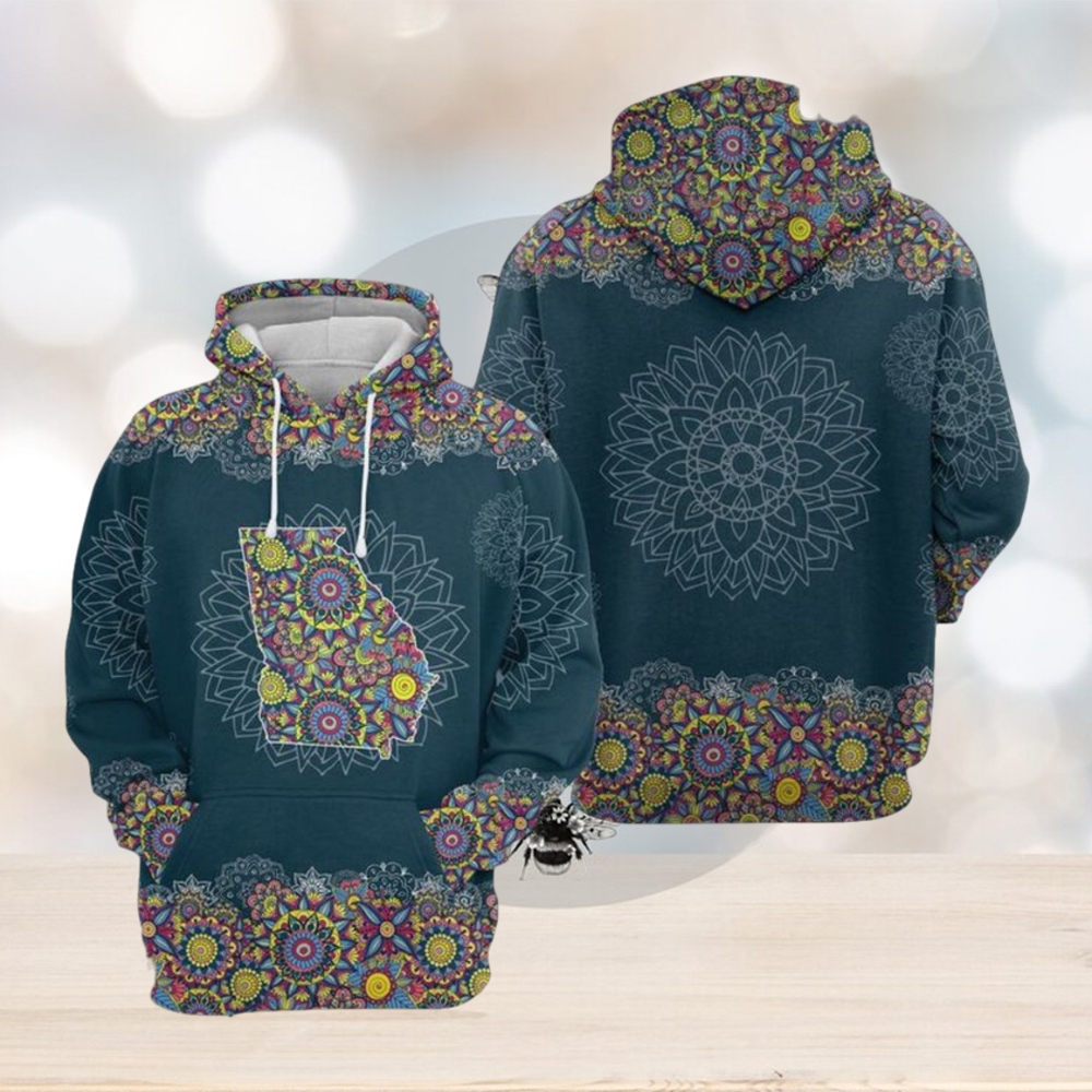 Georgia Mandala 3D Printed Hoodie Georgia Mandala 3D Printed Hoodie