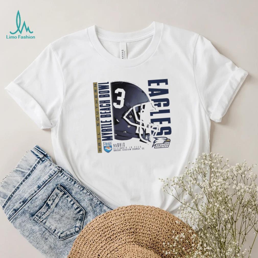 Georgia Southern Eagles 2023 Myrtle Beach Bowl Helmet Shirt Georgia Southern Eagles 2023 Myrtle Beach Bowl Helmet Shirt